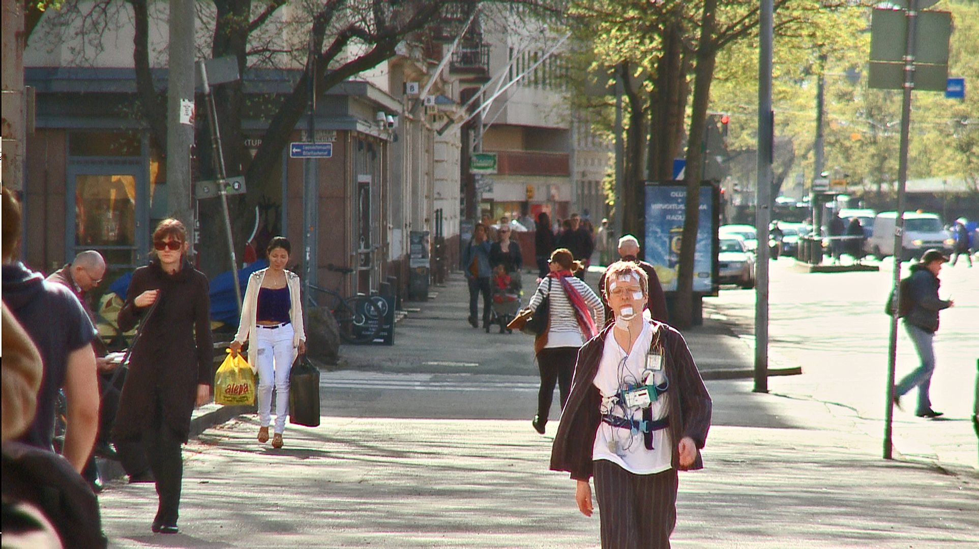Ove Holmqvist in a public performance setting