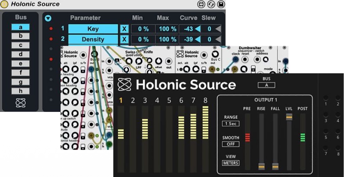 Holon.ist integrations and interface image