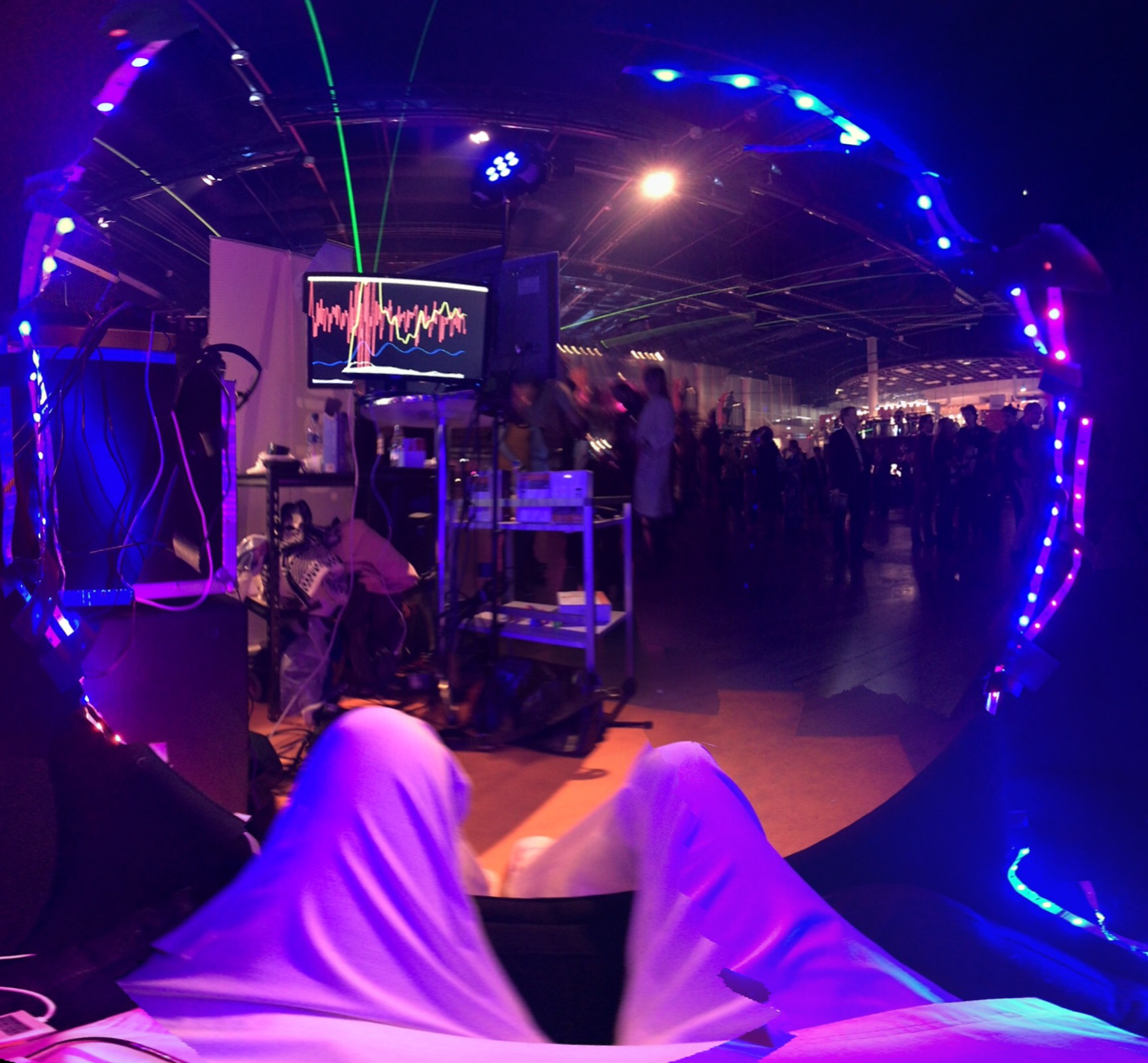 Beddit interactive booth presented at Slush 2015